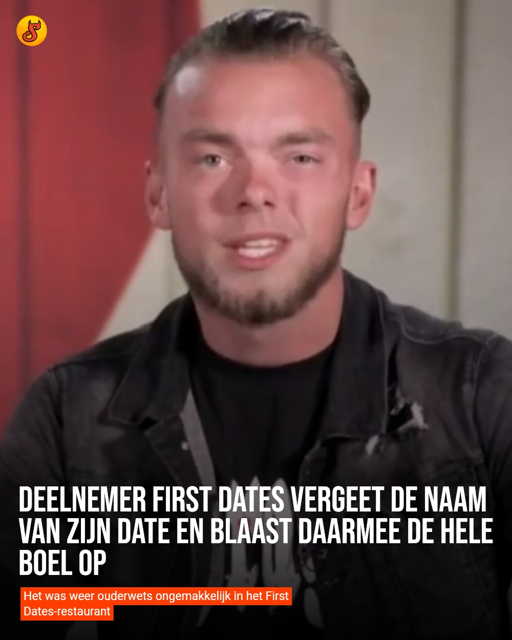 Deelnemer First Dates vergeet de naam van zijn date en blaast daarmee de hele boel op