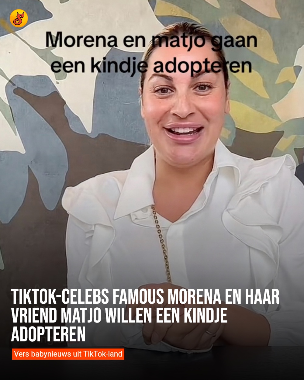 TikTok-celebs Famous Morena en haar vriend Matjo willen een kindje adopteren