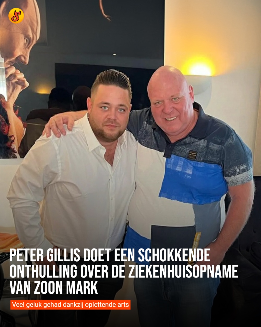 Peter Gillis doet een schokkende onthulling over de ziekenhuisopname van zoon Mark