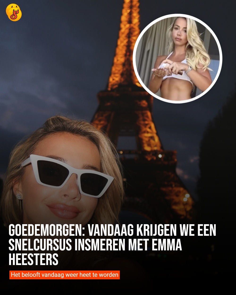 Goedemorgen: Vandaag krijgen we een snelcursus insmeren met Emma Heesters