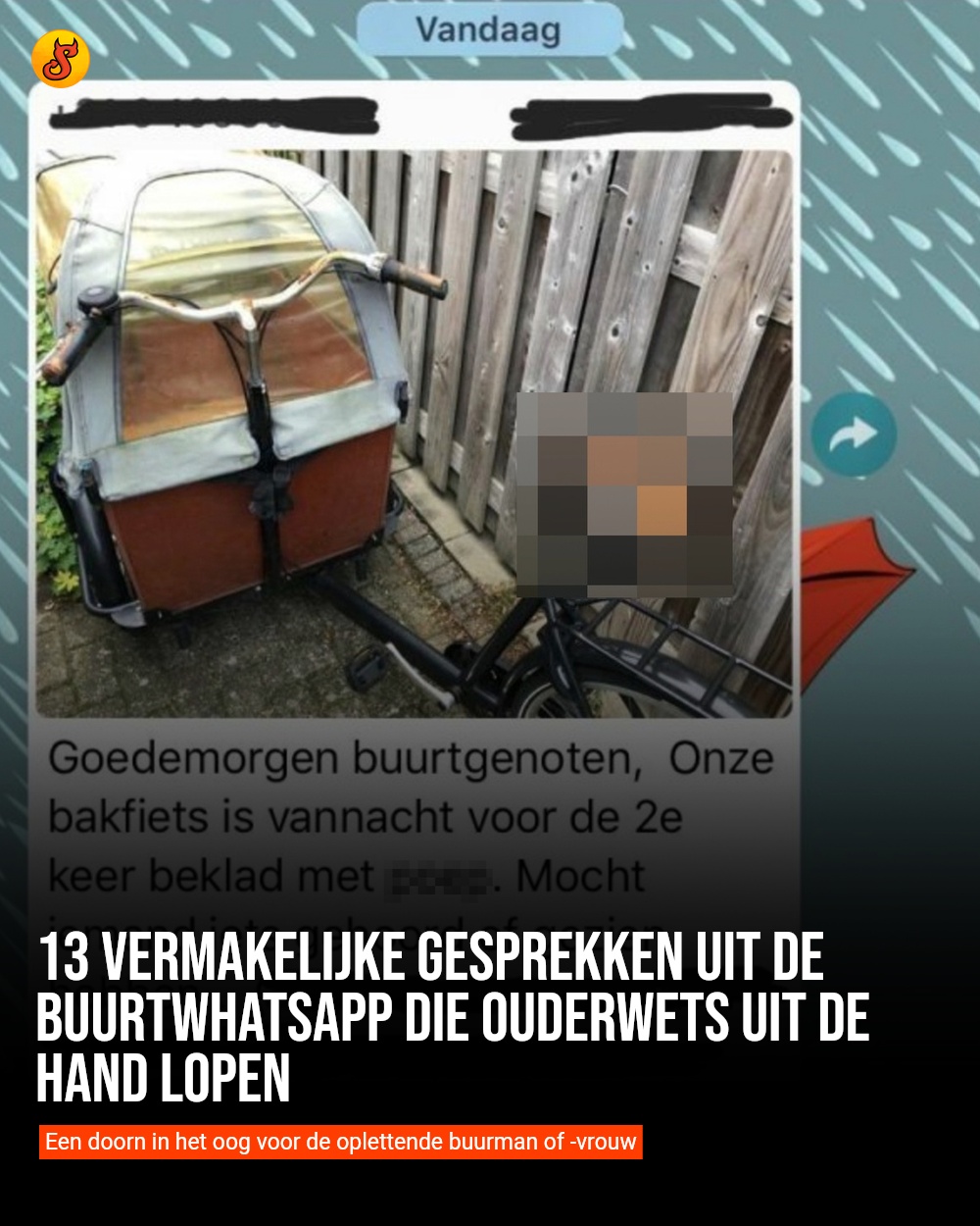 13 vermakelijke gesprekken uit de buurtwhatsapp die ouderwets uit de hand lopen