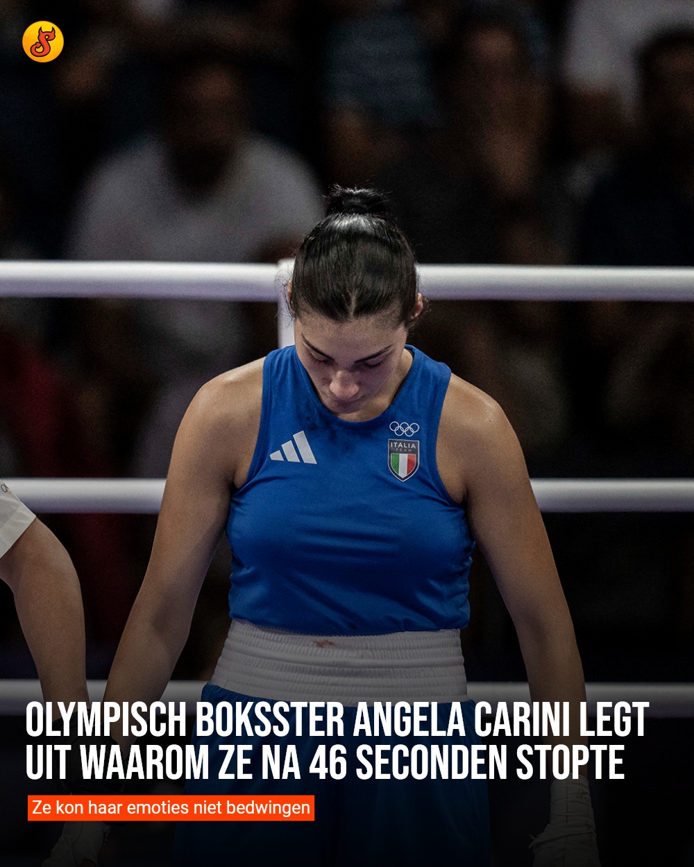Olympisch boksster Angela Carini legt uit waarom ze na 46 seconden stopte
