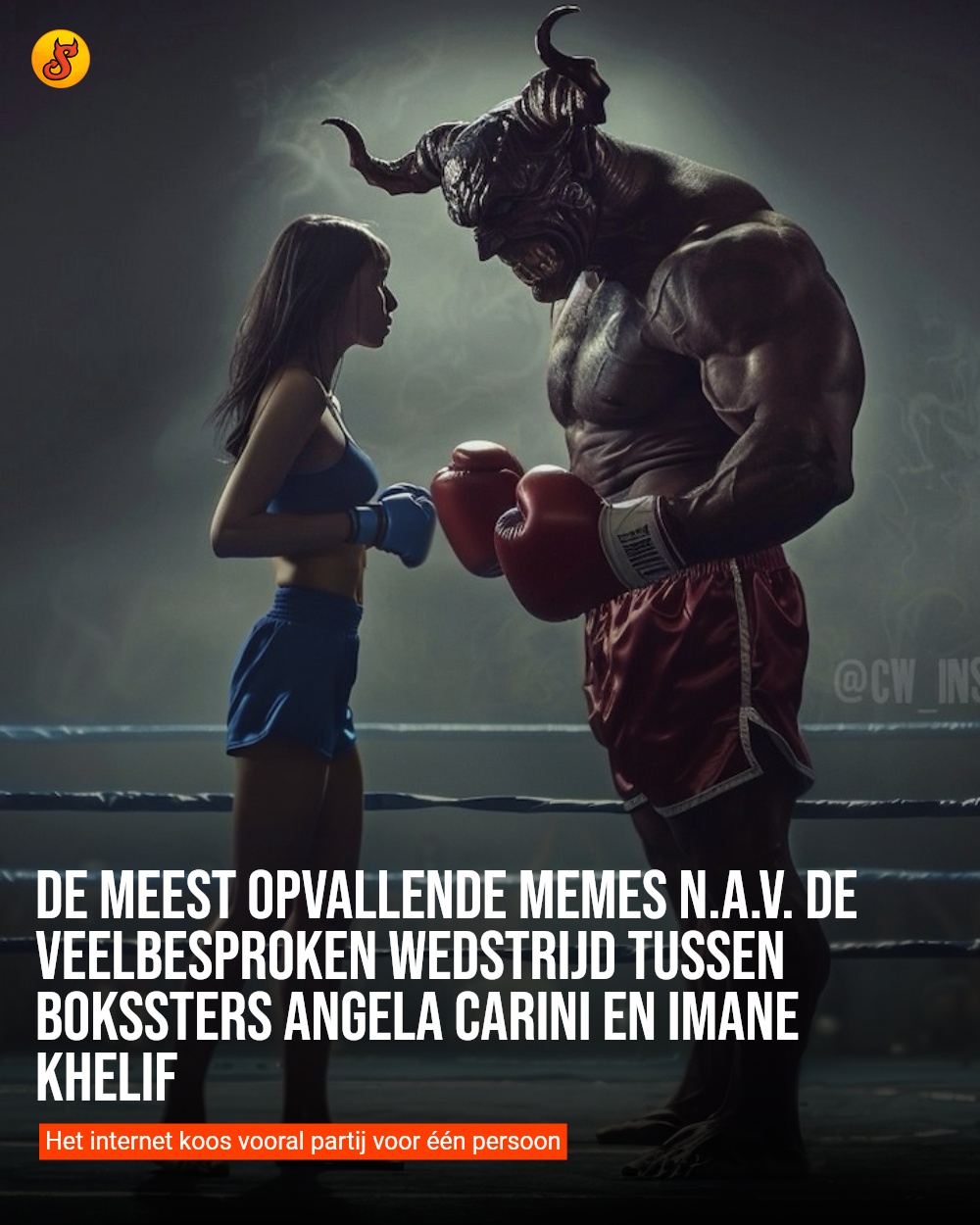 De meest opvallende memes n.a.v. de veelbesproken wedstrijd tussen bokssters Angela Carini en Imane Khelif