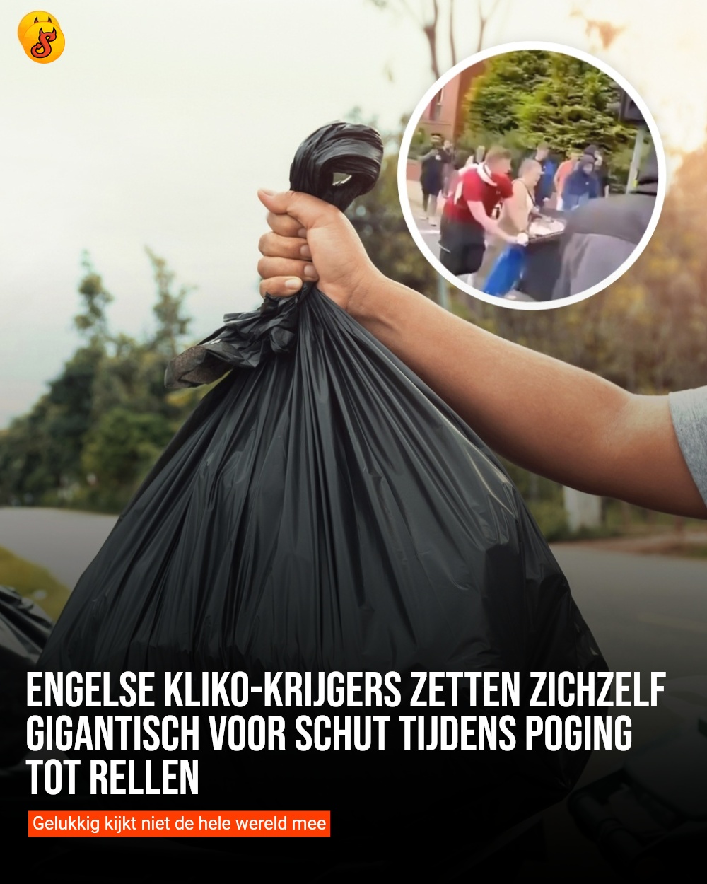 Engelse kliko-krijgers zetten zichzelf gigantisch voor schut tijdens poging tot rellen