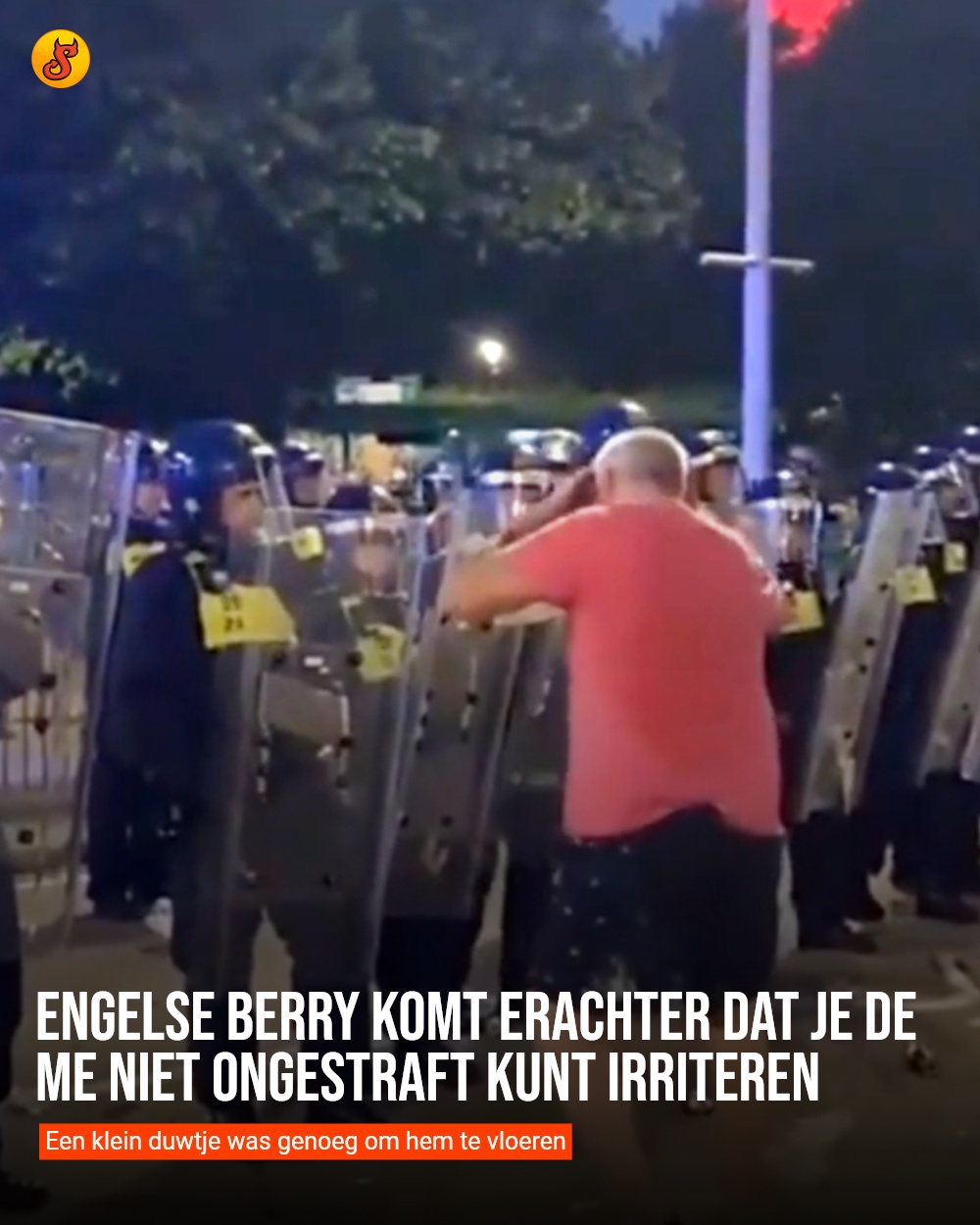 Engelse Berry komt erachter dat je de ME niet ongestraft kunt irriteren