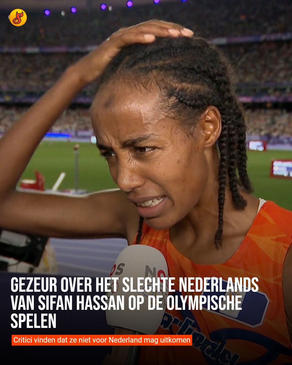 Gezeur over het slechte Nederlands van Sifan Hassan op de Olympische Spelen