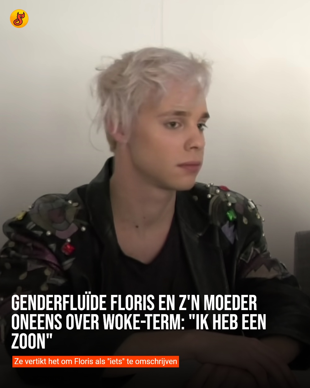 Genderfluïde Floris en z'n moeder oneens over woke-term: "Ik heb een zoon"