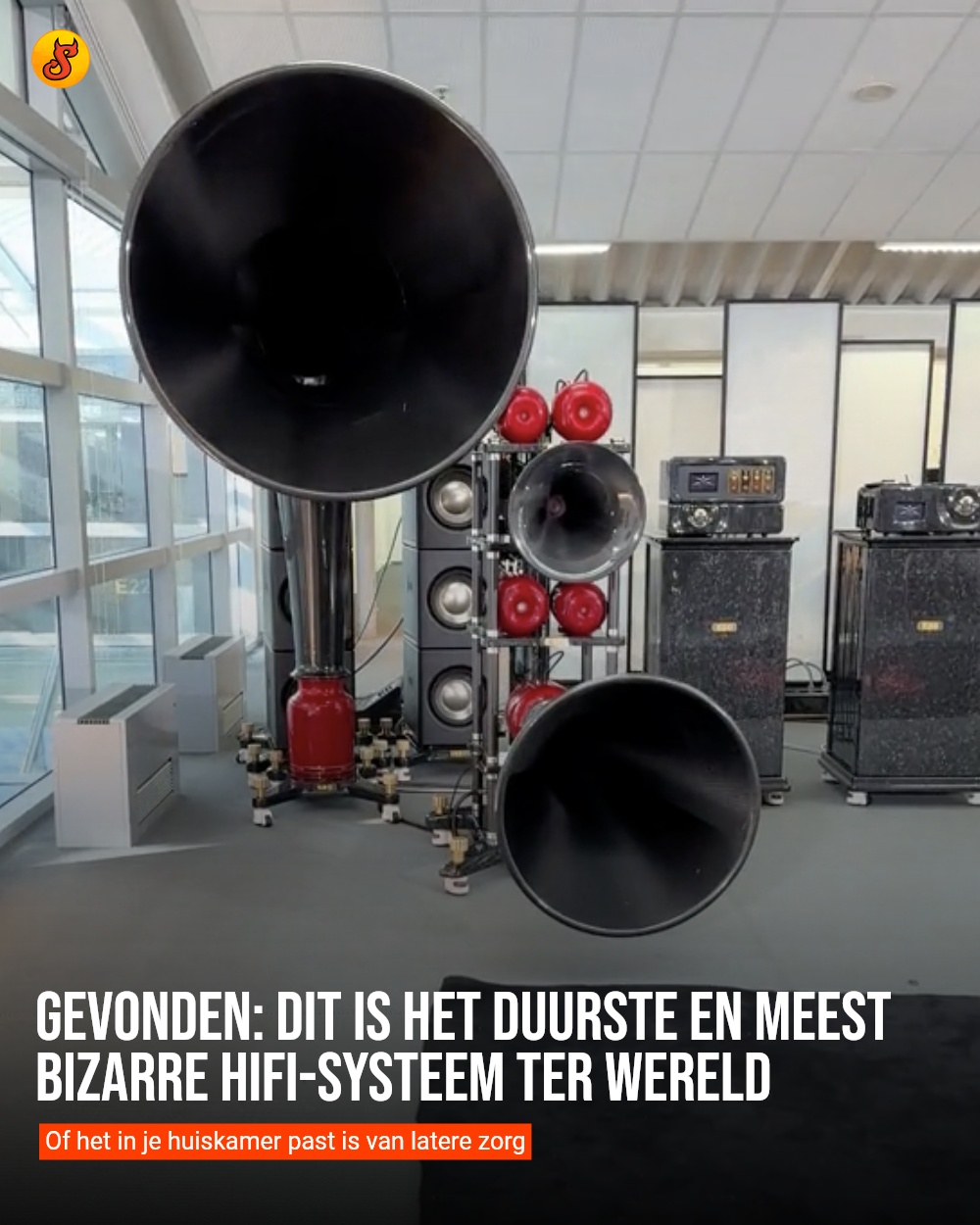 Gevonden: Dit is het duurste en meest bizarre hifi-systeem ter wereld