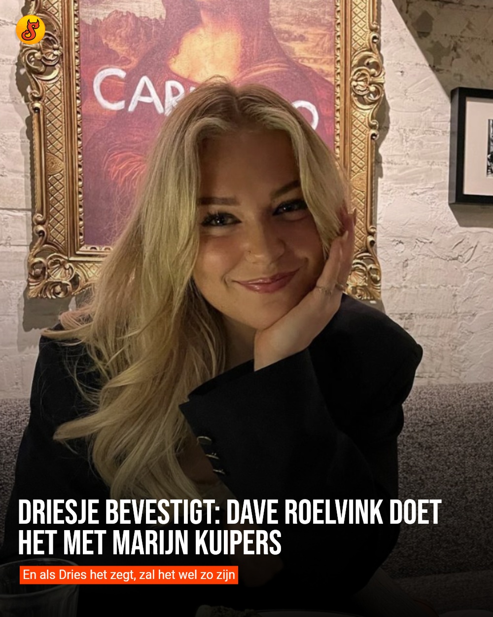 Driesje bevestigt: Dave Roelvink doet het met Marijn Kuipers