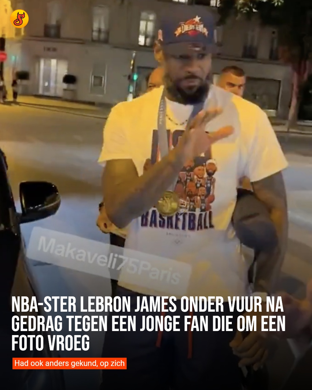 NBA-ster LeBron James onder vuur na gedrag tegen een jonge fan die om een foto vroeg