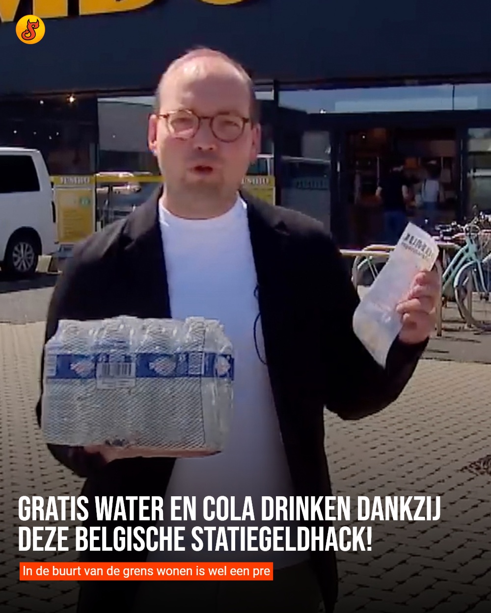 Gratis water en cola drinken dankzij deze Belgische statiegeldhack!