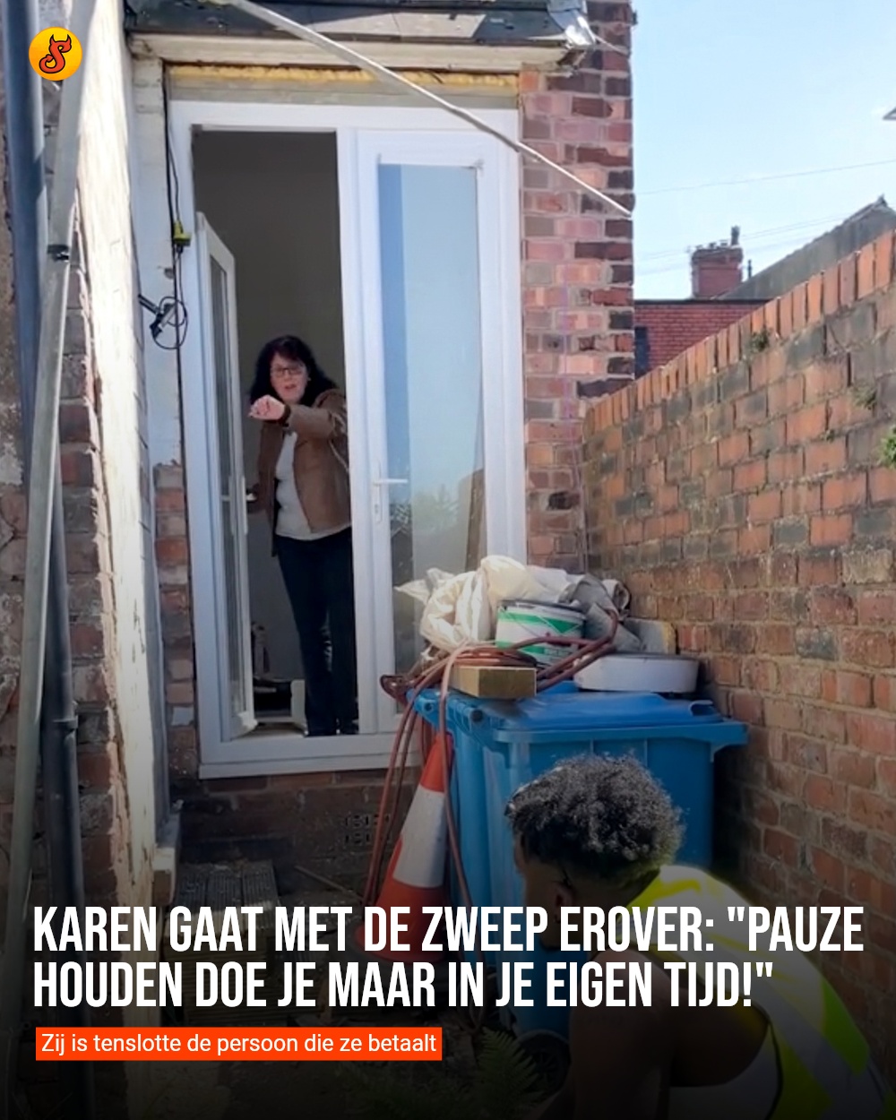 Karen gaat met de zweep erover: "Pauze houden doe je maar in je eigen tijd!"