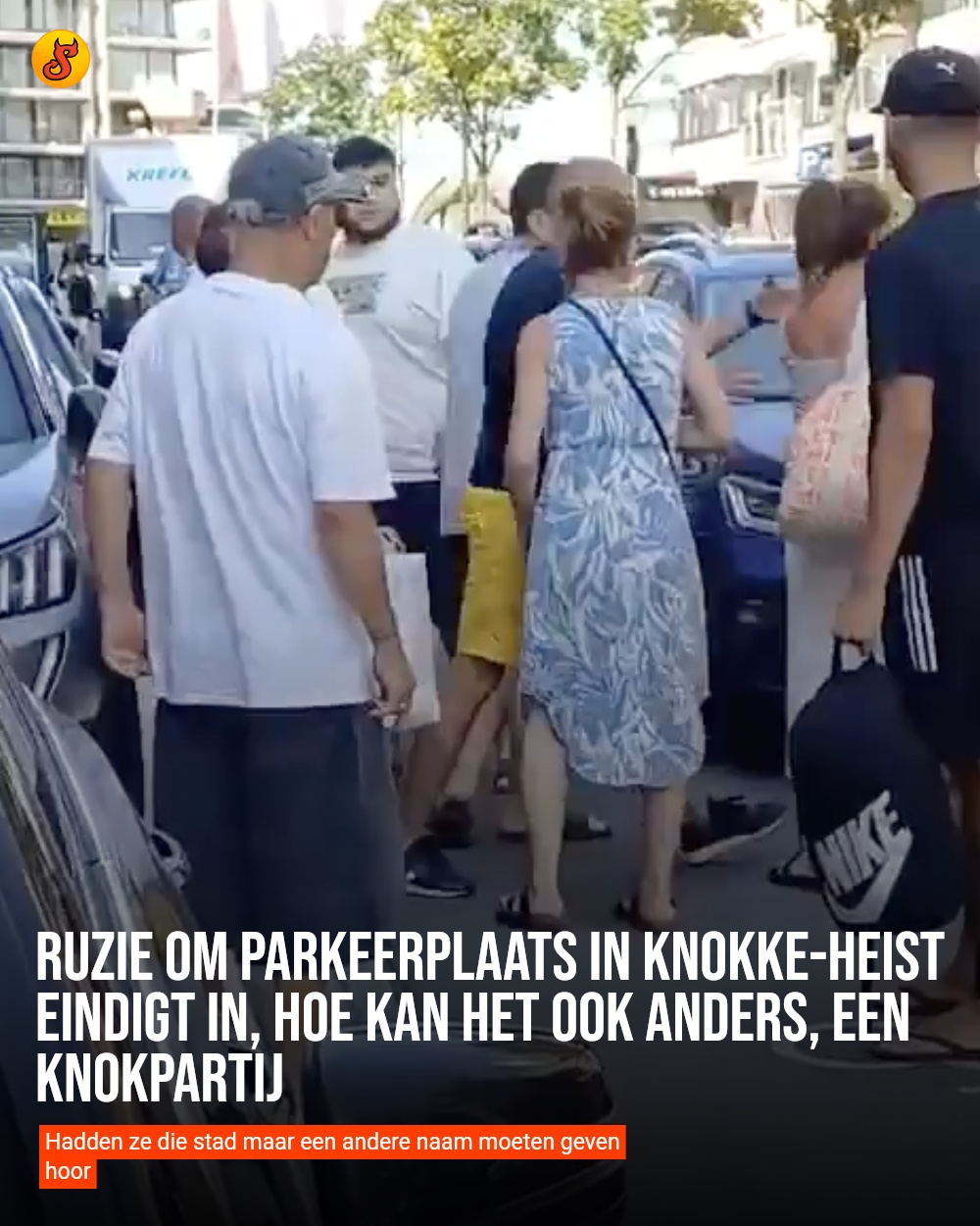 Ruzie om parkeerplaats in Knokke-Heist eindigt in, hoe kan het ook anders, een knokpartij