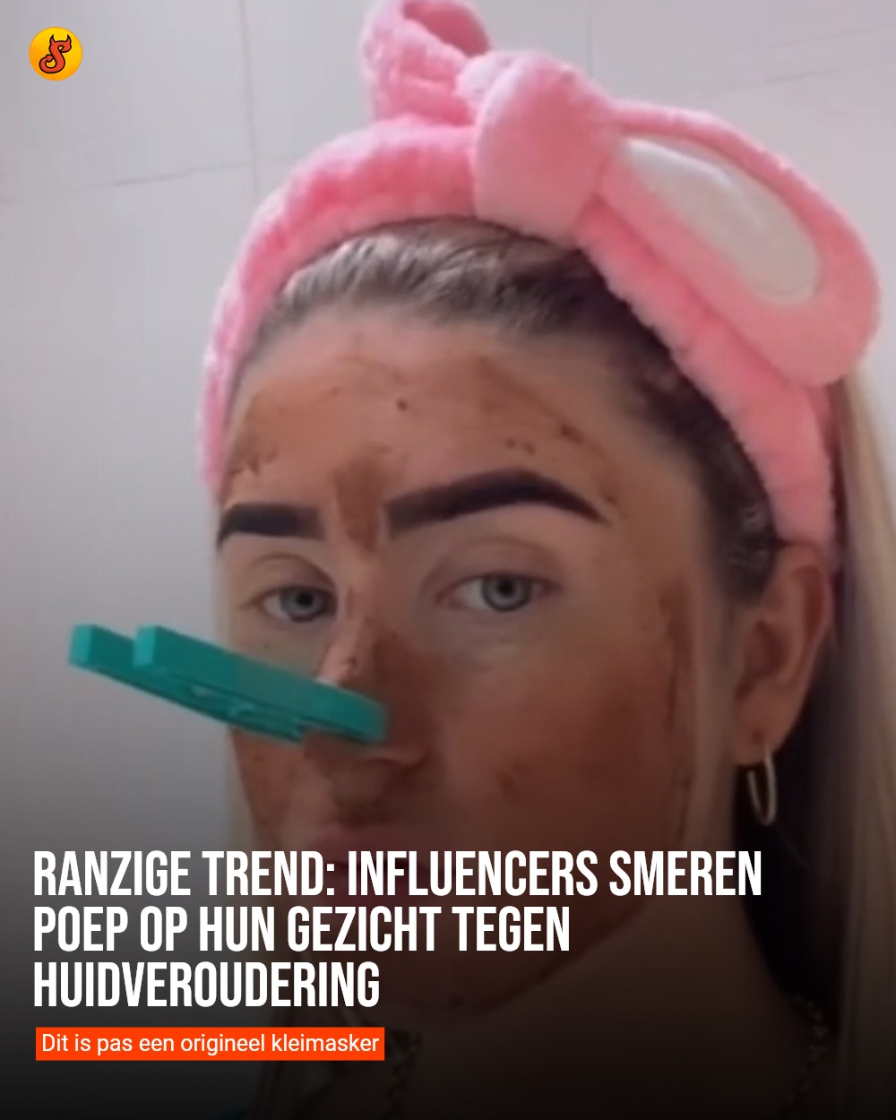 Ranzige trend: Influencers smeren poep op hun gezicht tegen huidveroudering