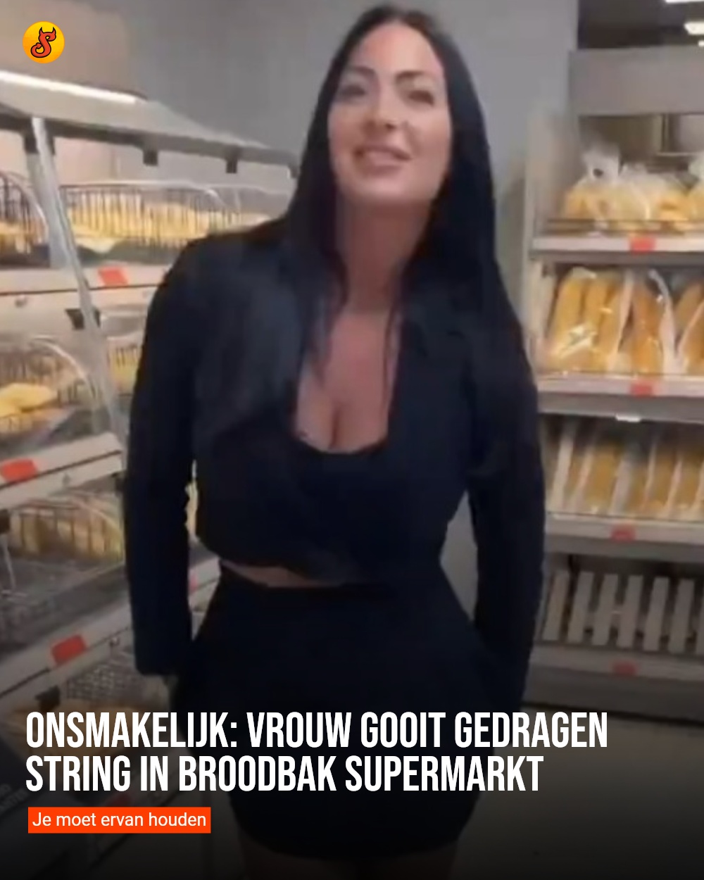 Onsmakelijk: Vrouw gooit gedragen string in broodbak supermarkt