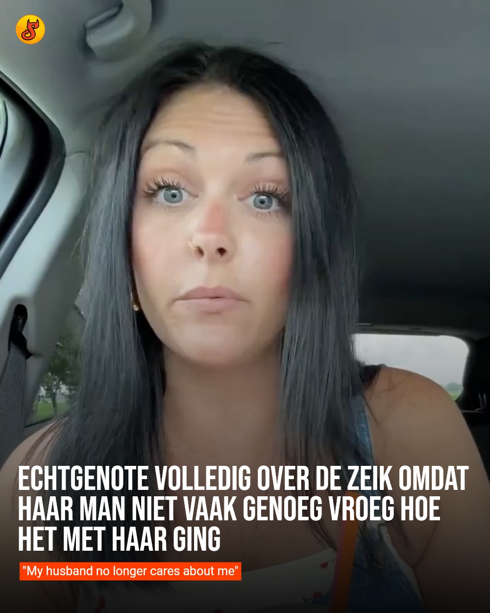 Echtgenote volledig over de zeik omdat haar man niet vaak genoeg vroeg hoe het met haar ging