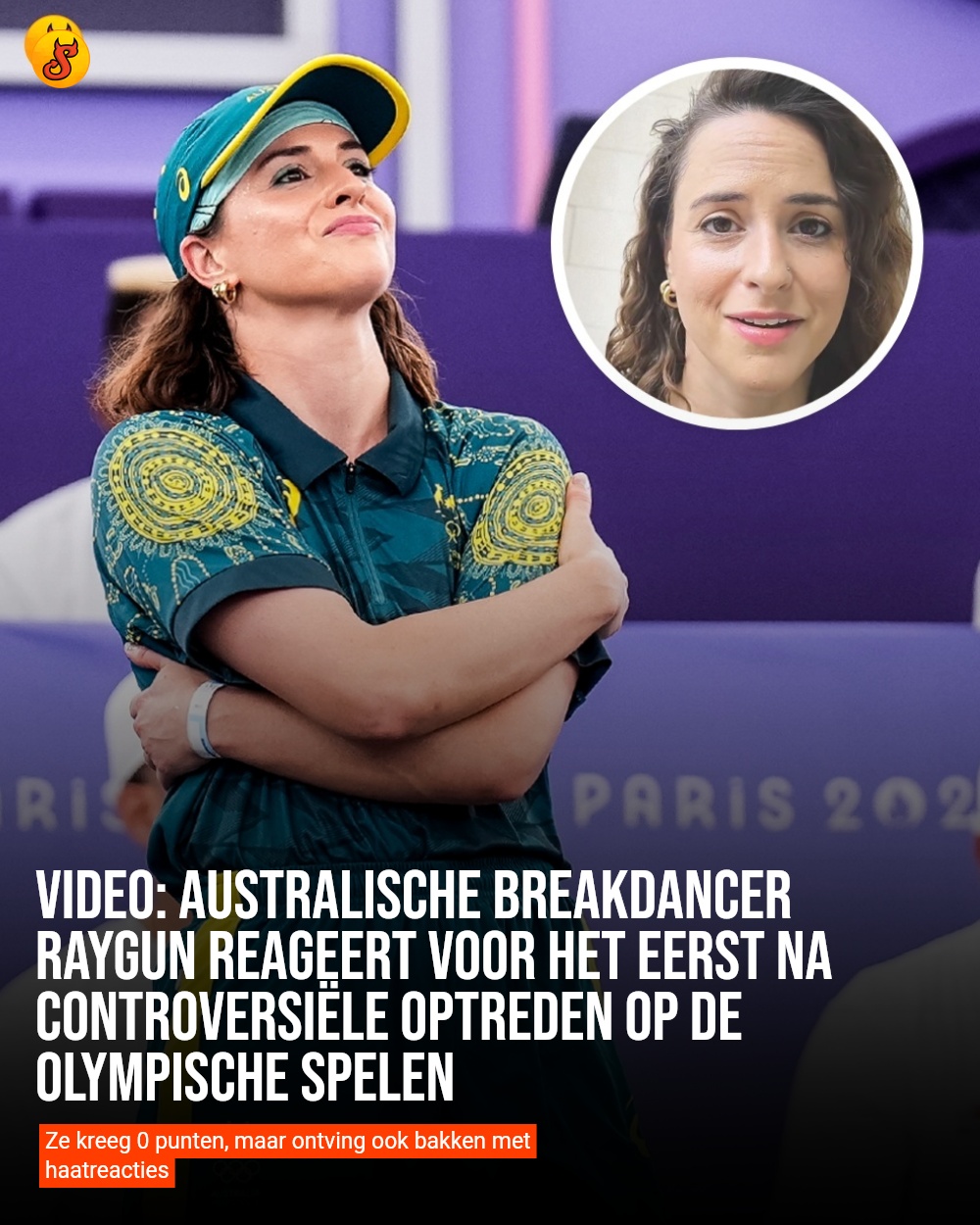 Video: Australische breakdancer Raygun reageert voor het eerst na controversiële optreden op de Olympische Spelen