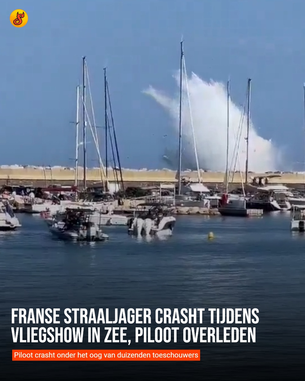 Franse straaljager crasht tijdens vliegshow in zee, piloot overleden