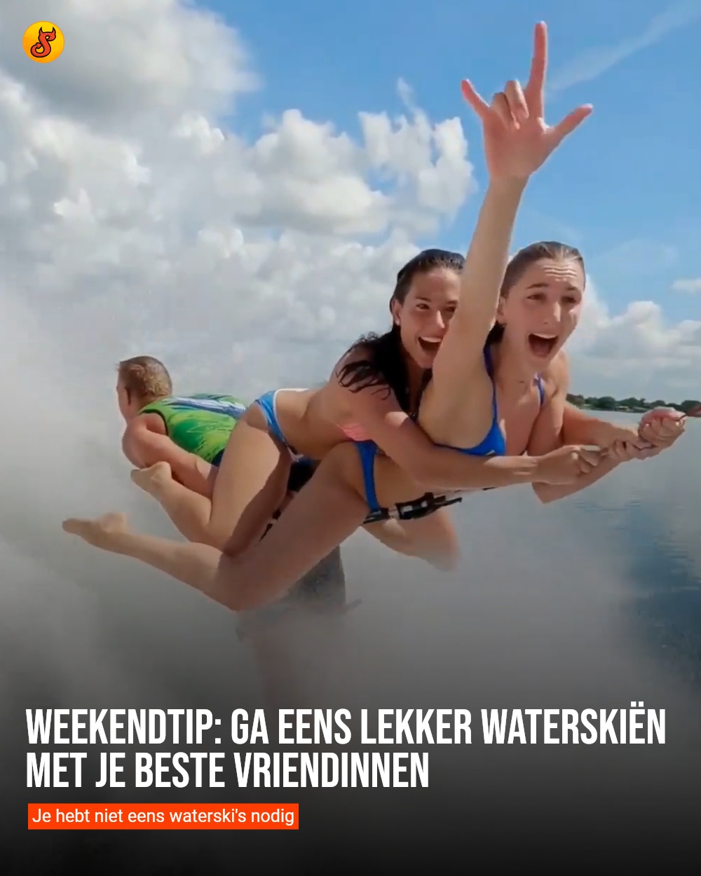 Weekendtip: ga eens lekker waterskiën met je beste vriendinnen