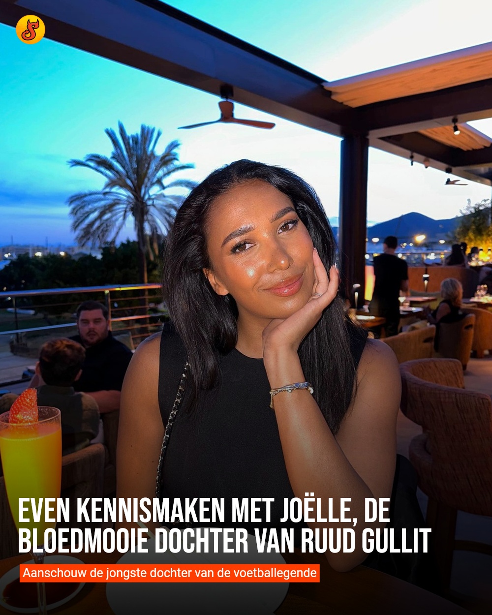 Even kennismaken met Joëlle, de bloedmooie dochter van Ruud Gullit