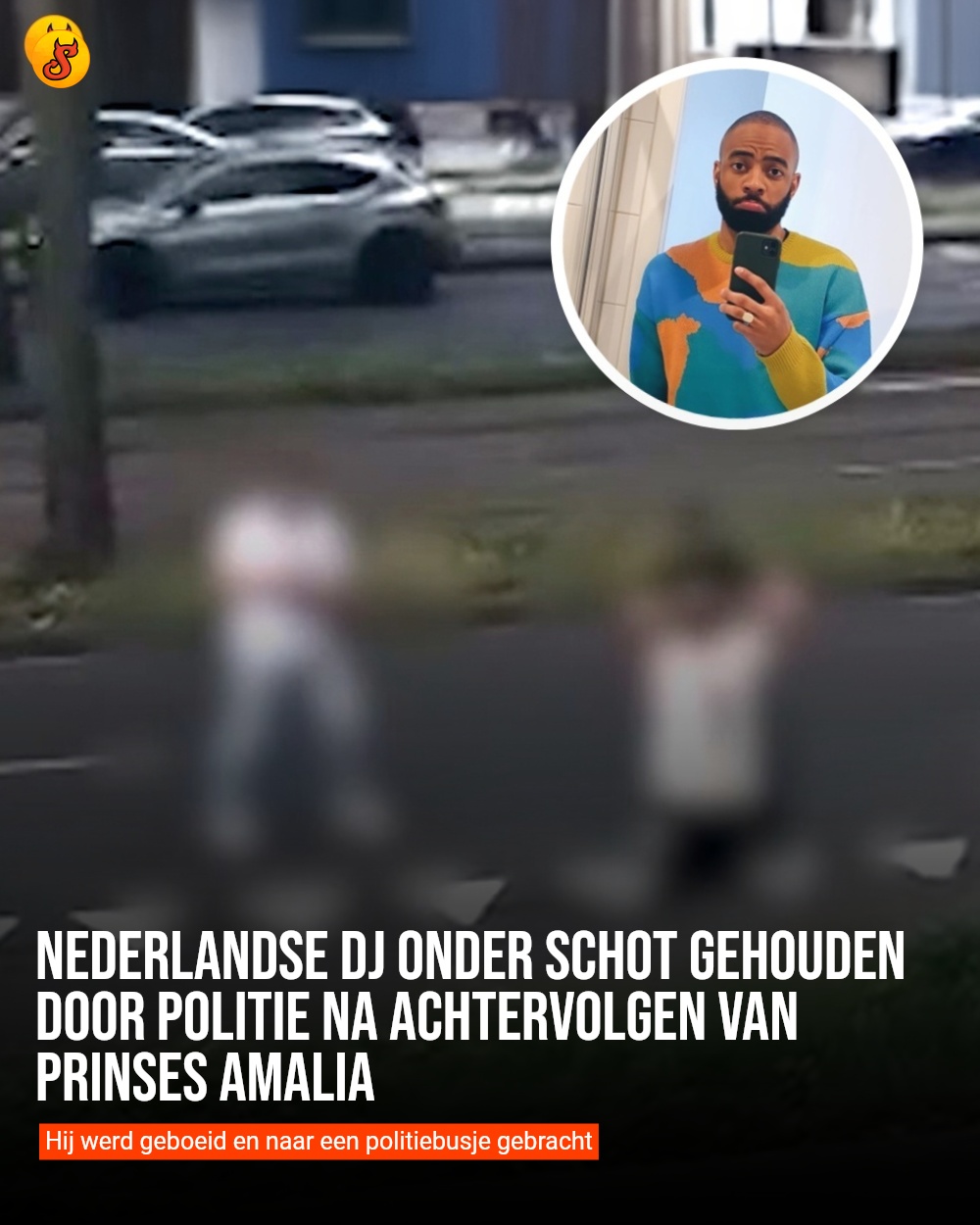 Nederlandse dj onder schot gehouden door politie na achtervolgen van Prinses Amalia