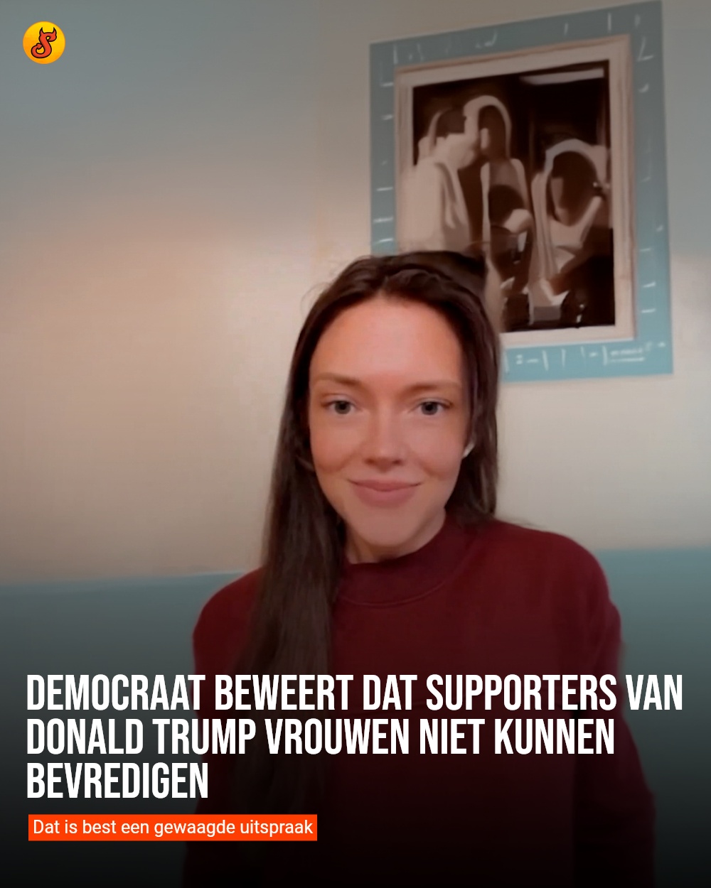 Democraat beweert dat supporters van Donald Trump vrouwen niet kunnen bevredigen
