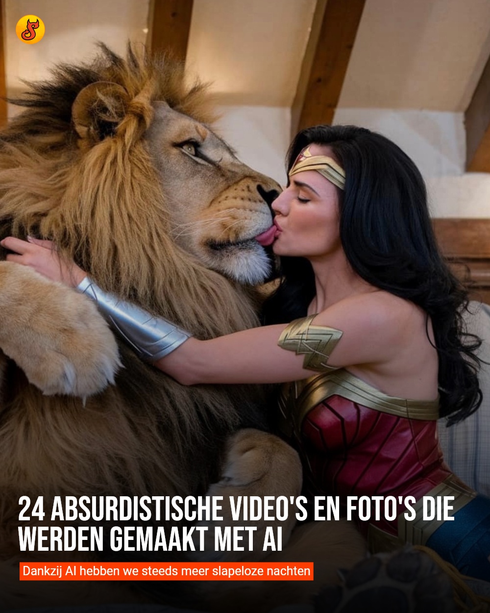 24 absurdistische video's en foto's die werden gemaakt met AI