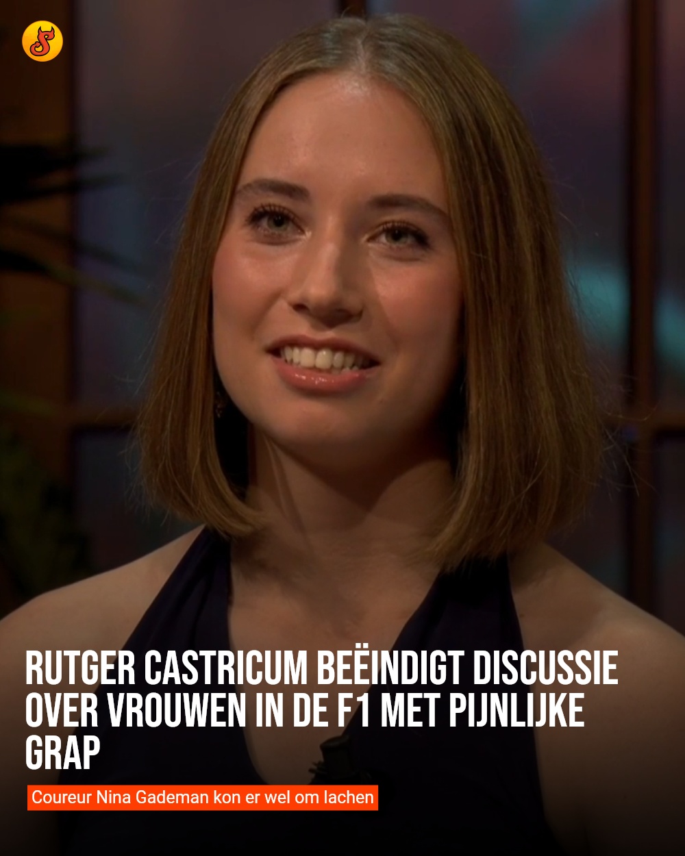 Rutger Castricum beëindigt discussie over vrouwen in de F1 met pijnlijke grap