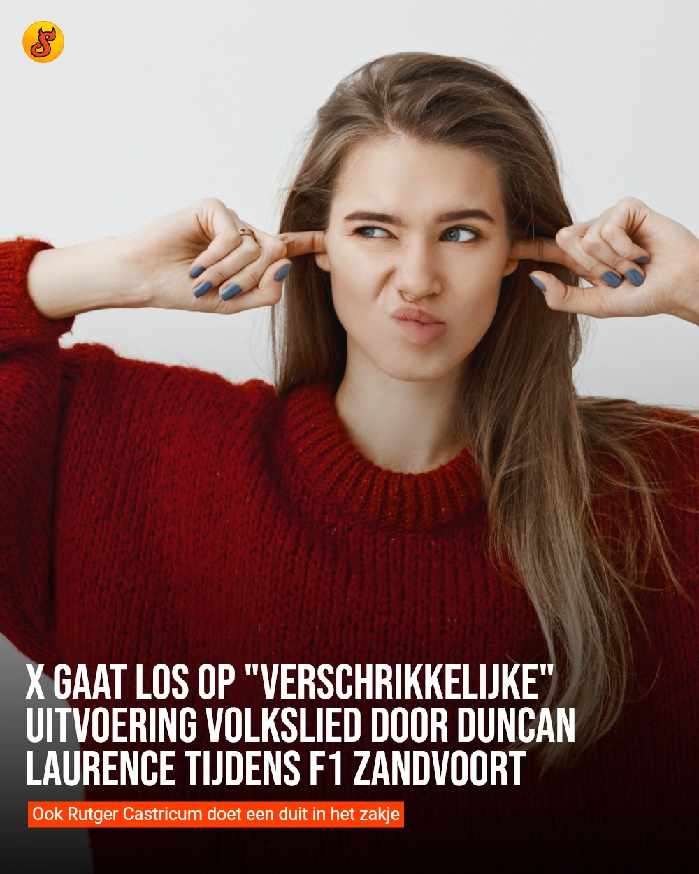 X gaat los op "verschrikkelijke" uitvoering volkslied door Duncan Laurence tijdens F1 Zandvoort