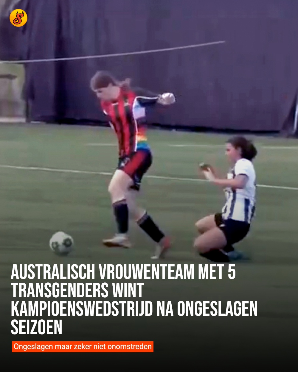 Australisch vrouwenteam met 5 transgenders wint kampioenswedstrijd na ongeslagen seizoen