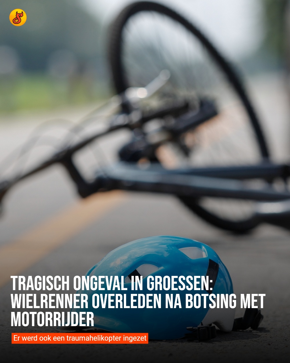 Tragisch ongeval in Groessen: Wielrenner overleden na botsing met motorrijder