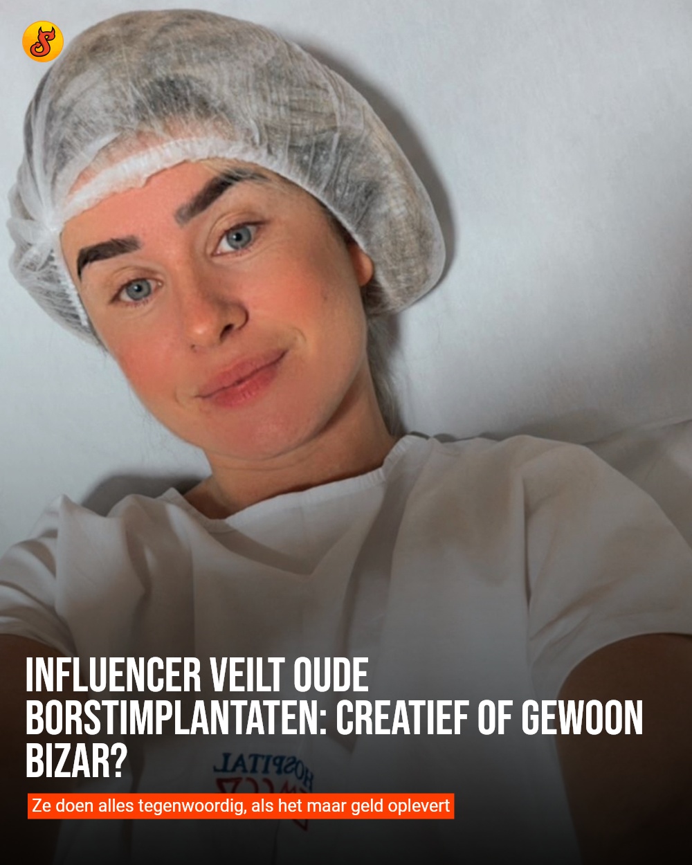Influencer veilt oude borstimplantaten: creatief of gewoon bizar?