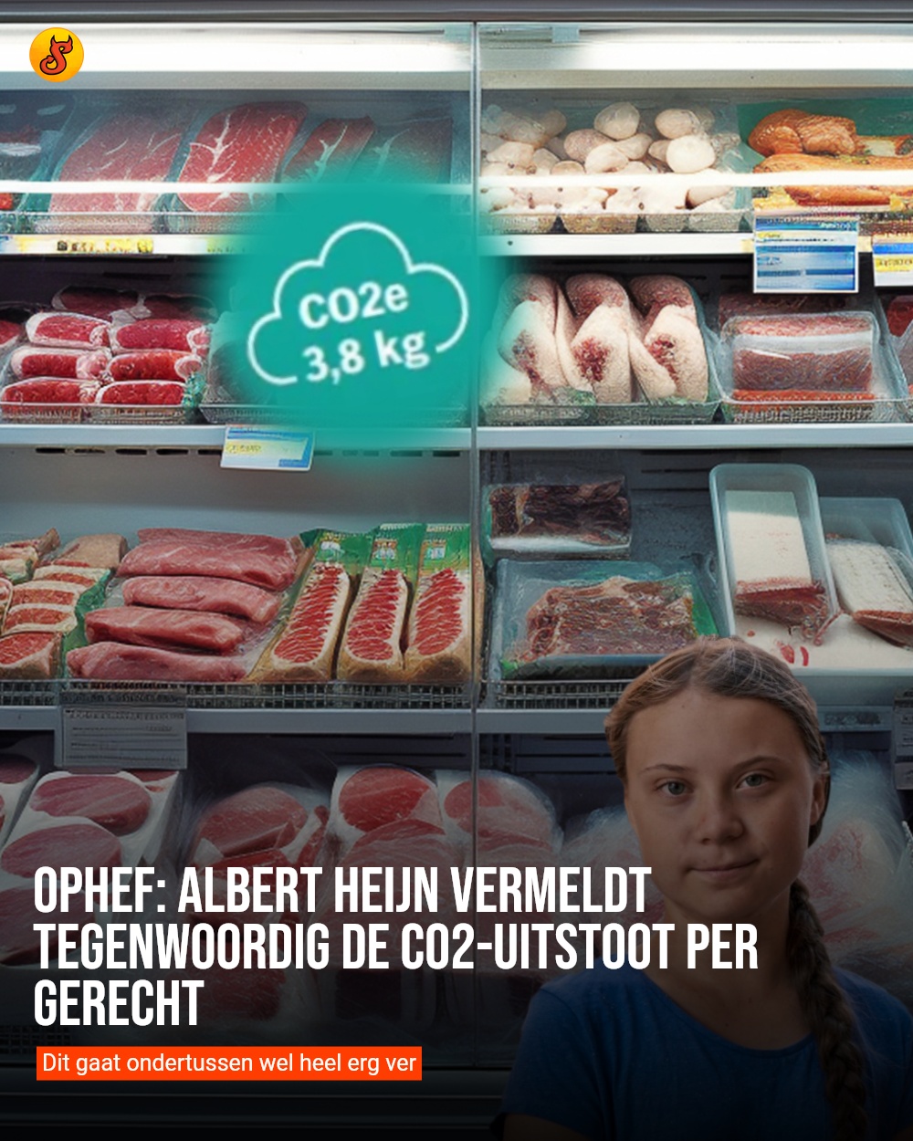 Ophef: Albert Heijn vermeldt tegenwoordig de CO2-uitstoot per gerecht