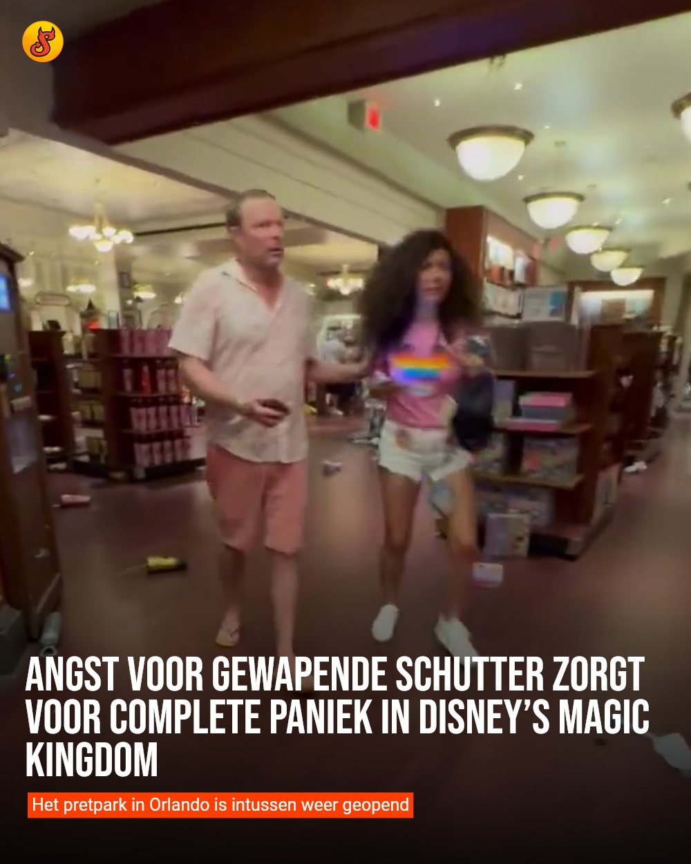 Angst voor gewapende schutter zorgt voor complete paniek in Disney’s Magic Kingdom