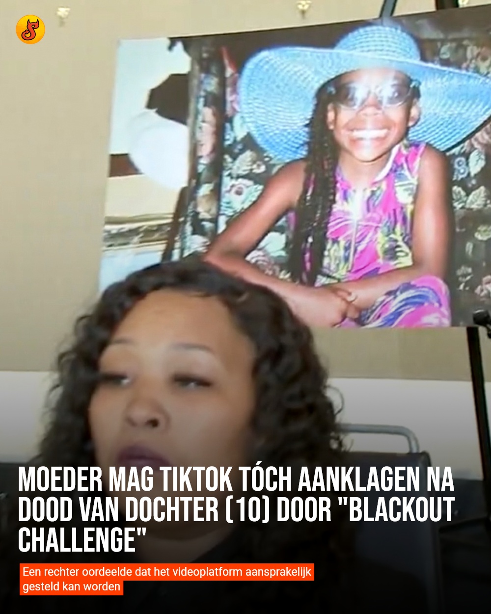 Moeder mag TikTok tóch aanklagen na dood van dochter (10) door "Blackout Challenge"