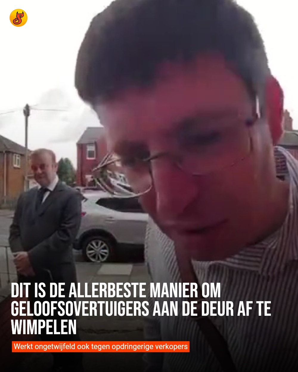 Dit is de allerbeste manier om geloofsovertuigers aan de deur af te wimpelen