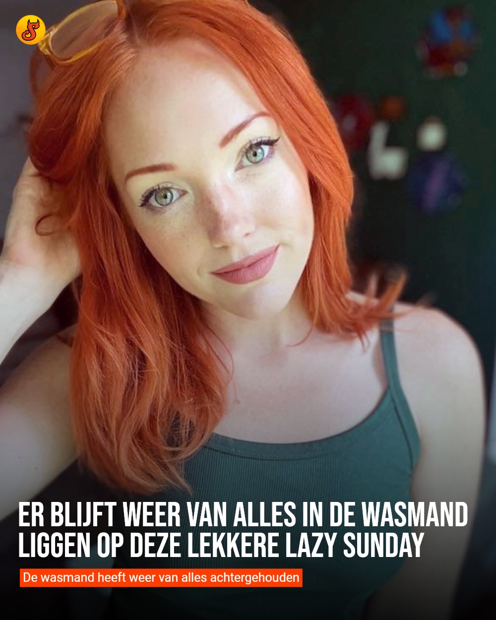 Er blijft weer van alles in de wasmand liggen op deze lekkere lazy sunday