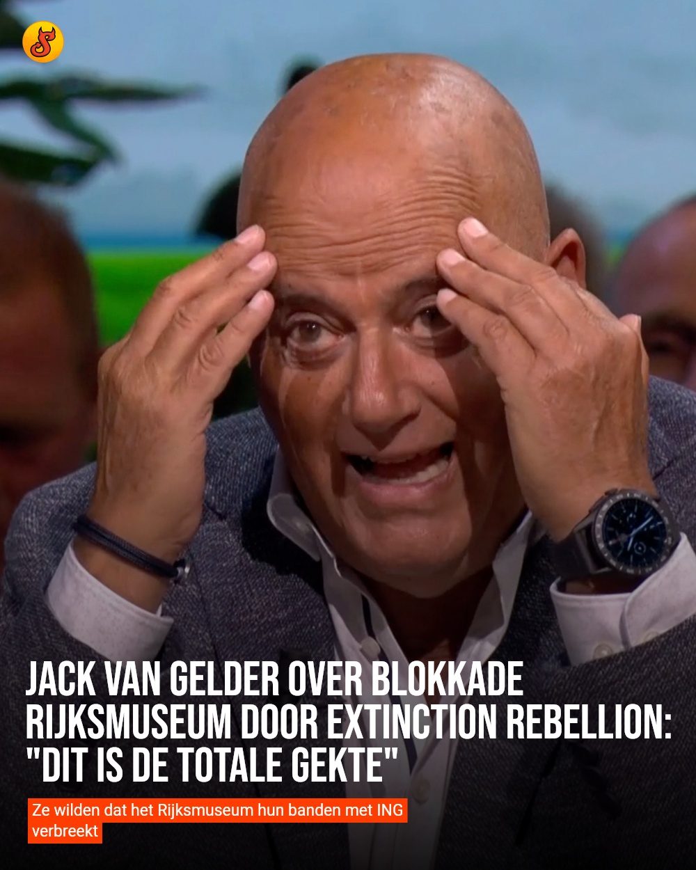 Jack van Gelder over blokkade Rijksmuseum door Extinction Rebellion: "Dit is de totale gekte"
