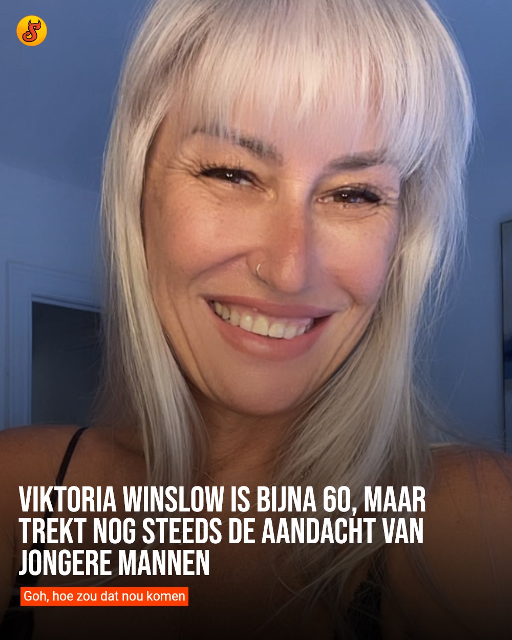 Viktoria Winslow is bijna 60, maar trekt nog steeds de aandacht van jongere mannen