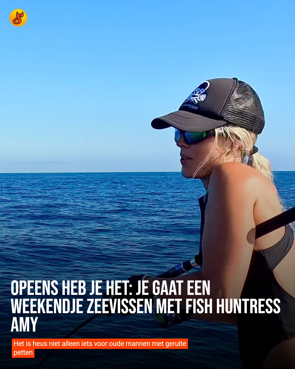 Opeens heb je het: je gaat een weekendje zeevissen met Fish Huntress Amy