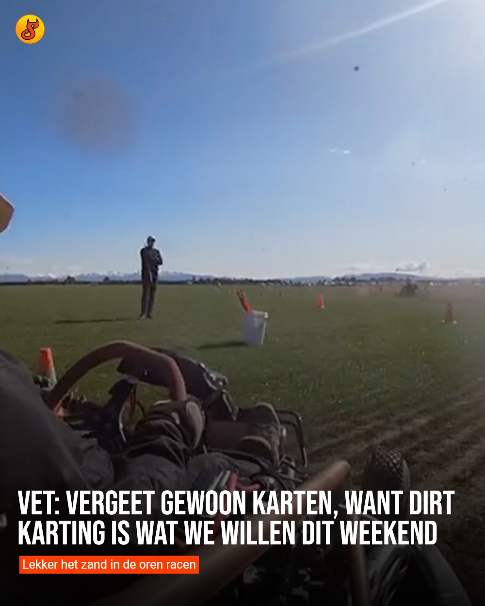 Vet: Vergeet gewoon karten, want dirt karting is wat we willen dit weekend
