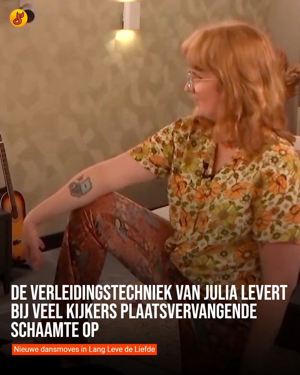 De verleidingstechniek van Julia levert bij veel kijkers plaatsvervangende schaamte op