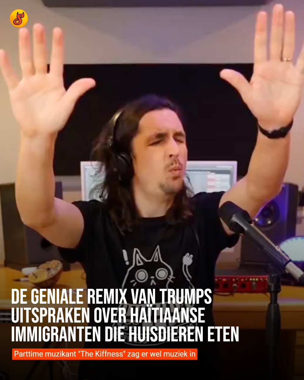 De geniale remix van Trumps uitspraken over Haïtiaanse immigranten die huisdieren eten