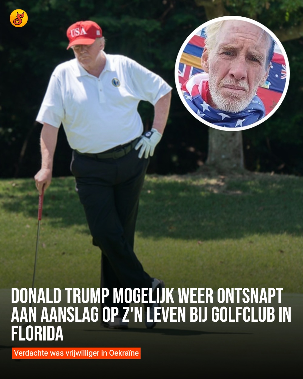 Donald Trump mogelijk weer ontsnapt aan aanslag op z'n leven bij golfclub in Florida