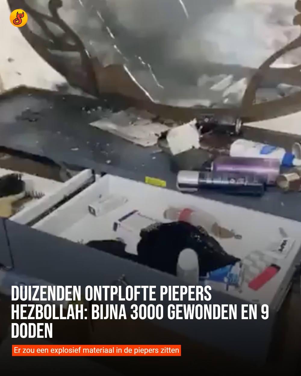 Duizenden ontplofte piepers Hezbollah: bijna 3000 gewonden en 9 doden