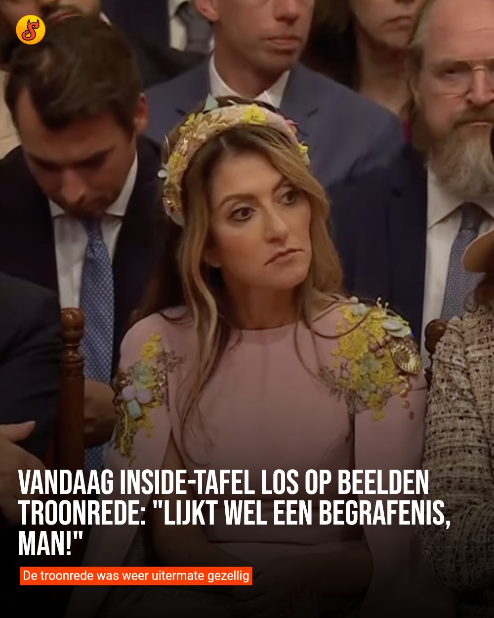 Vandaag Inside-tafel los op beelden troonrede: "Lijkt wel een begrafenis, man!"