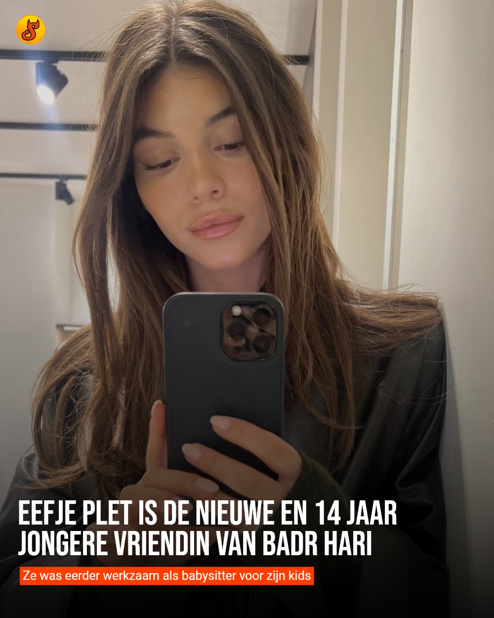 Eefje Plet is de nieuwe en 14 jaar jongere vriendin van Badr Hari