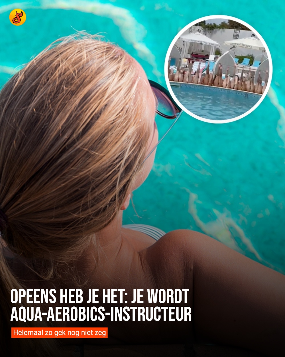 Opeens heb je het: je wordt aqua-aerobics-instructeur