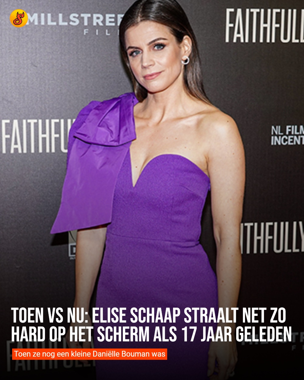 Toen vs nu: Elise Schaap straalt net zo hard op het scherm als 17 jaar geleden