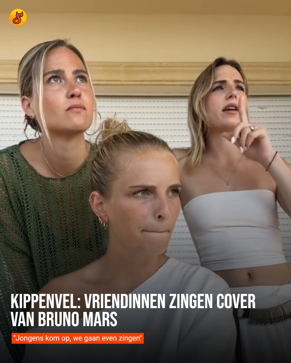 Kippenvel: Vriendinnen zingen cover van Bruno Mars